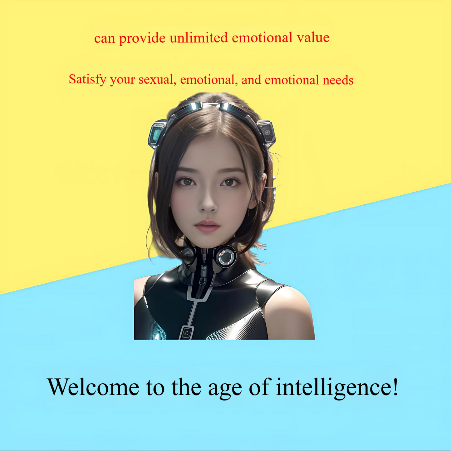 (Customization) Intelligent biomimetic robot with human touch, interactive emotions, high-quality customization for the person in your heart